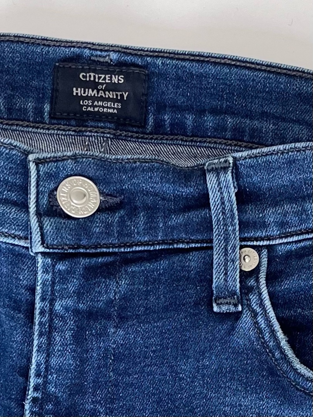 Citizens Of Humanity Rocket Crop High Rise Skinny Jeans - Dark Indigo - Picture 8 of 11